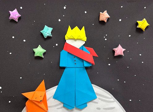 Taller de origami de El Principito