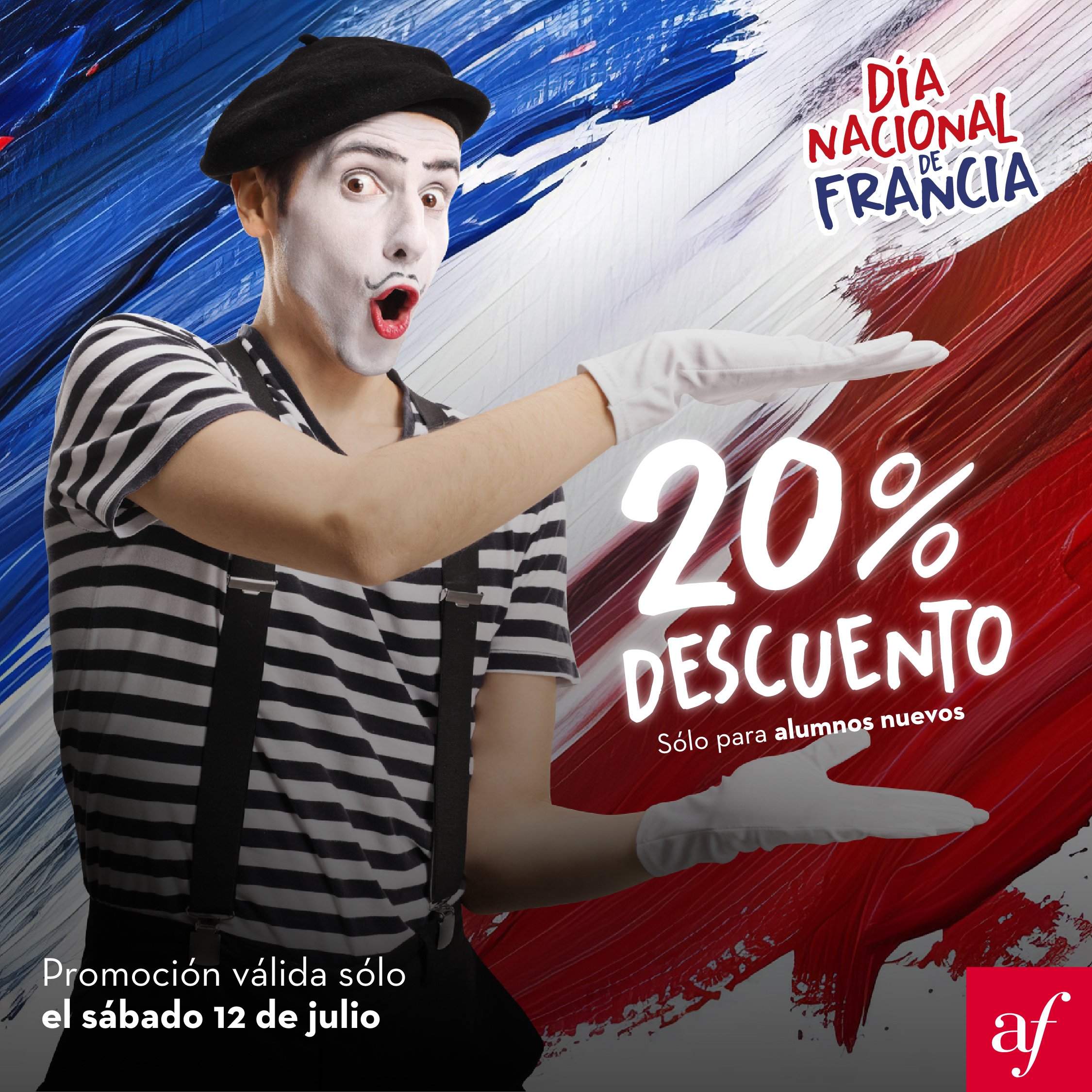 Promoción por el Día Nacional de Francia