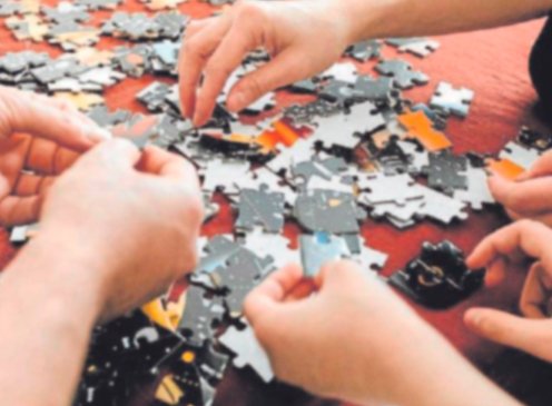 Concurso de armado de rompecabezas