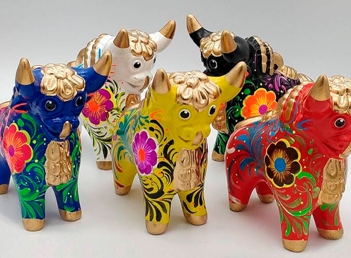 Pintado de toritos de Pucará