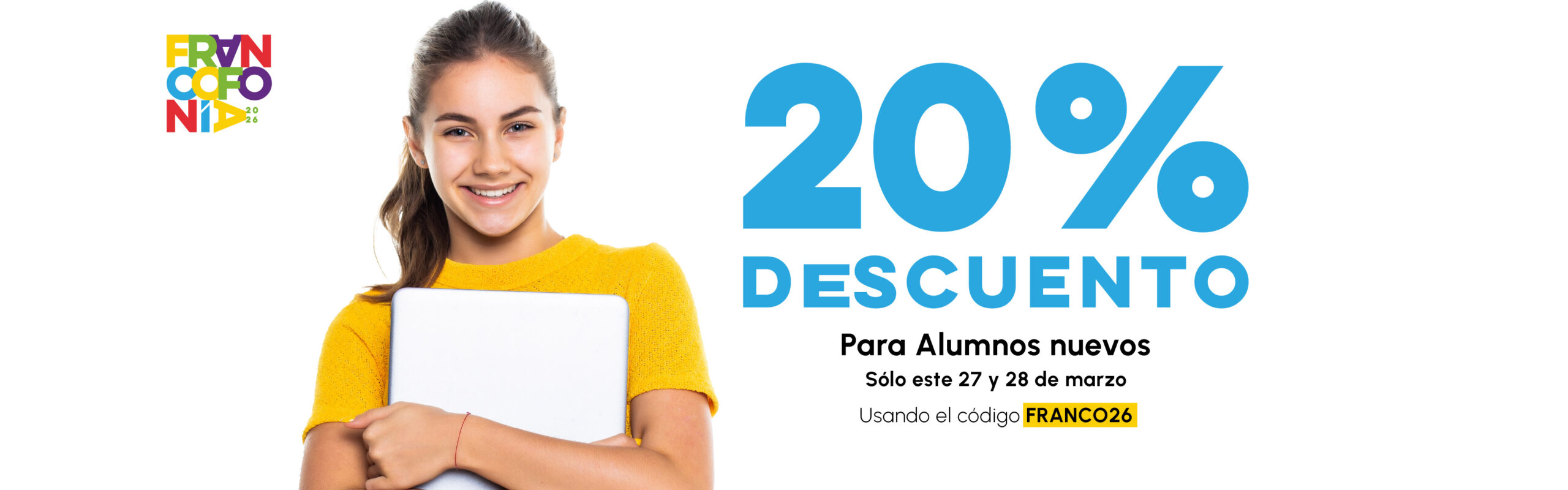 ¡Descuento especial por el mes de la Francofonía!