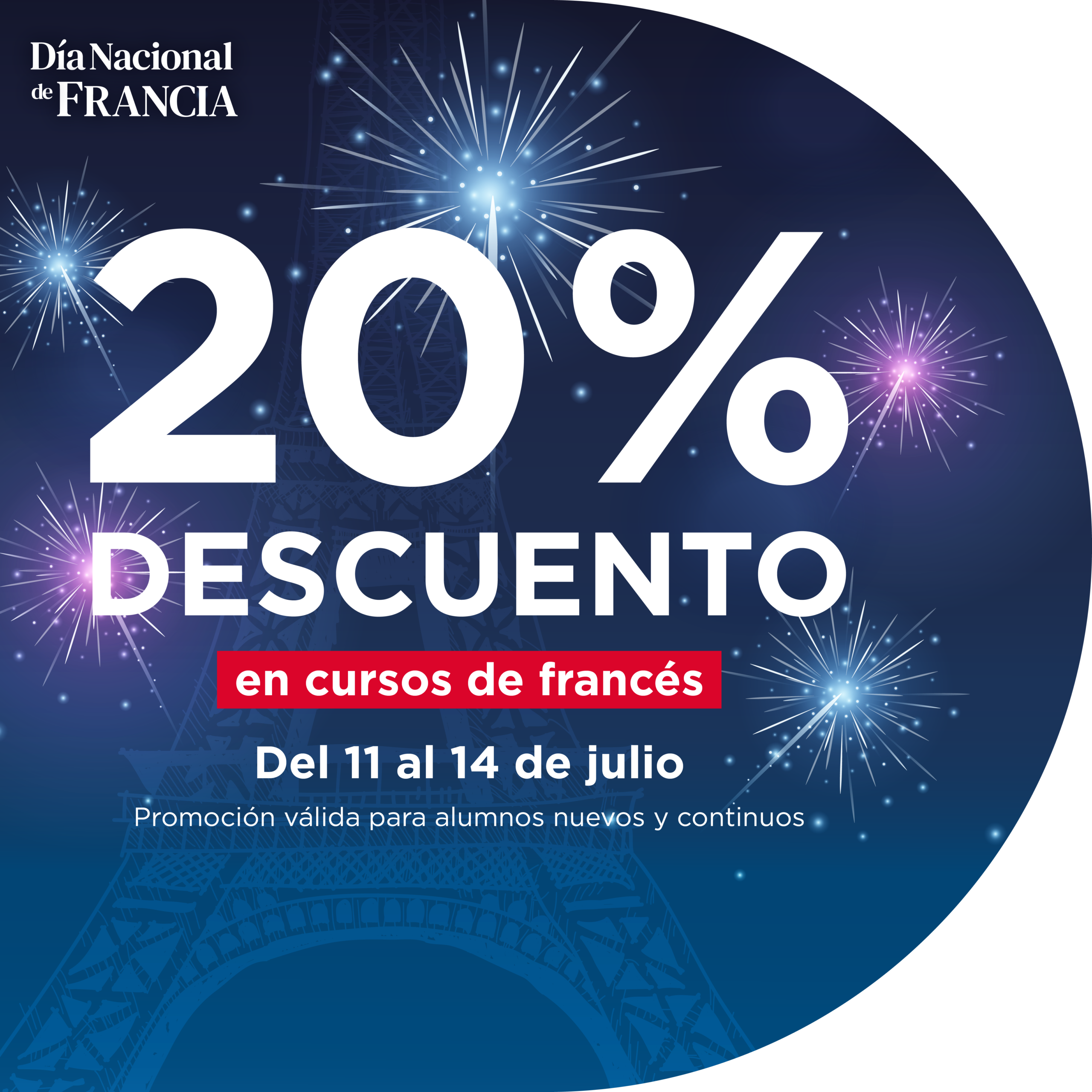 Descuento Día Nacional de Francia